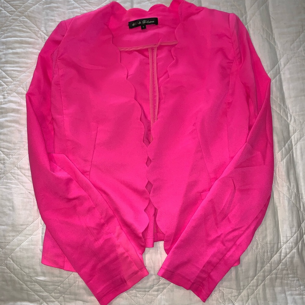 Pink blazer